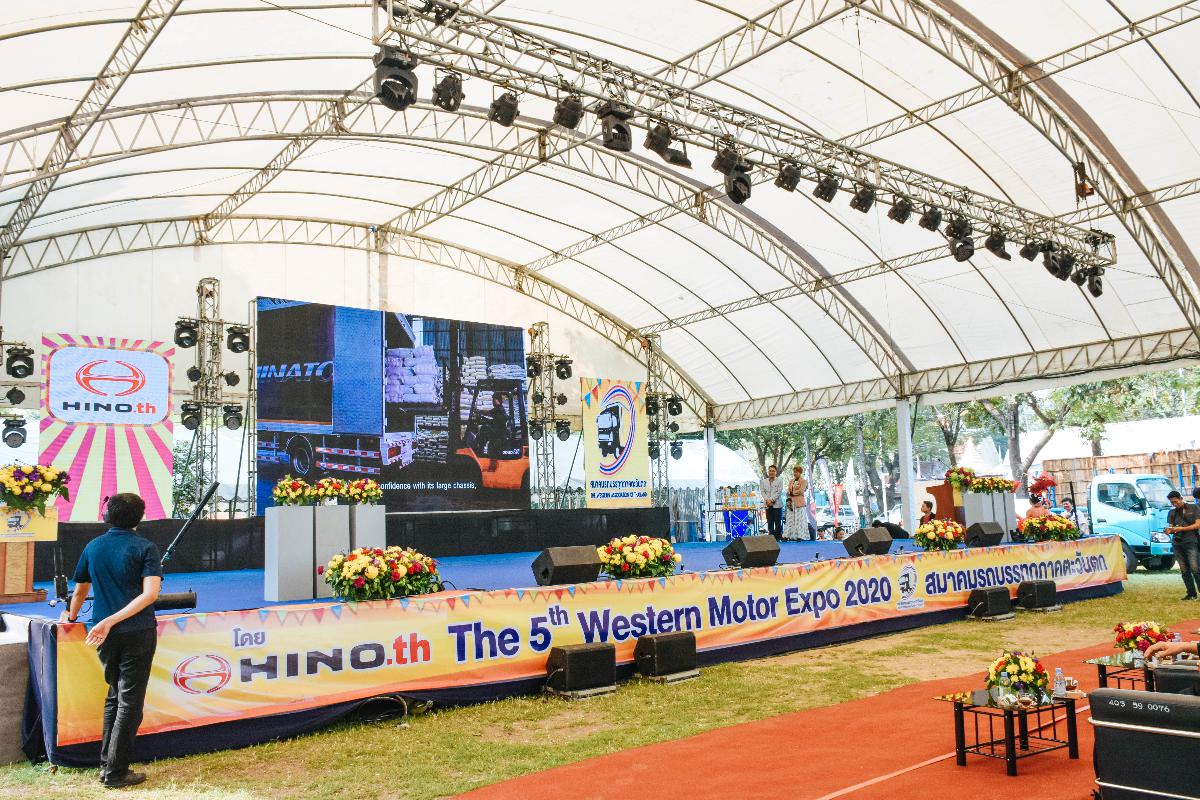 ภาพบรรยากาศงานสมาคมรถบรรทุกภาคตะวันตก จังหวัดนครปฐม