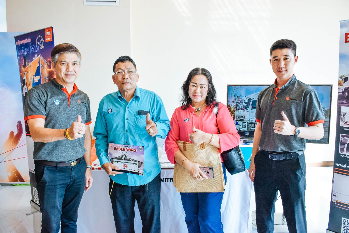 ภาพบรรยากาศงานเลี้ยงขอบคุณผู้ประกอบการขนส่งที่ร่วมวิ่งงานกับบริษัท ซีพี ออลล์ จำกัด (มหาชน) 