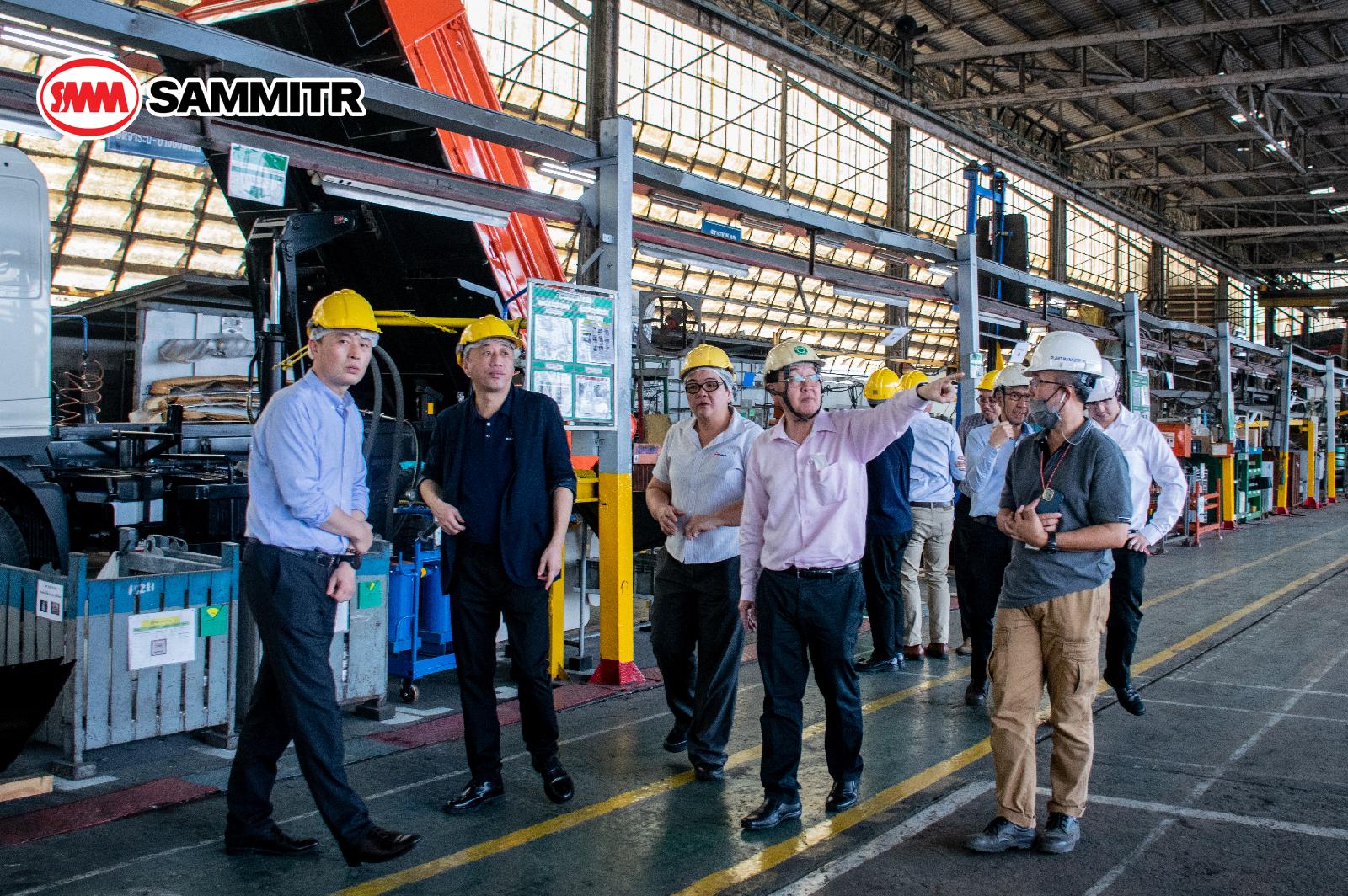 ผู้บริหารบริษัท Weihai Guangtai Airport Equipment Co., Ltd. เข้าเยี่ยมชมเข้าเยี่ยมชม บริษัท สามมิตรมอเตอร์ฯ