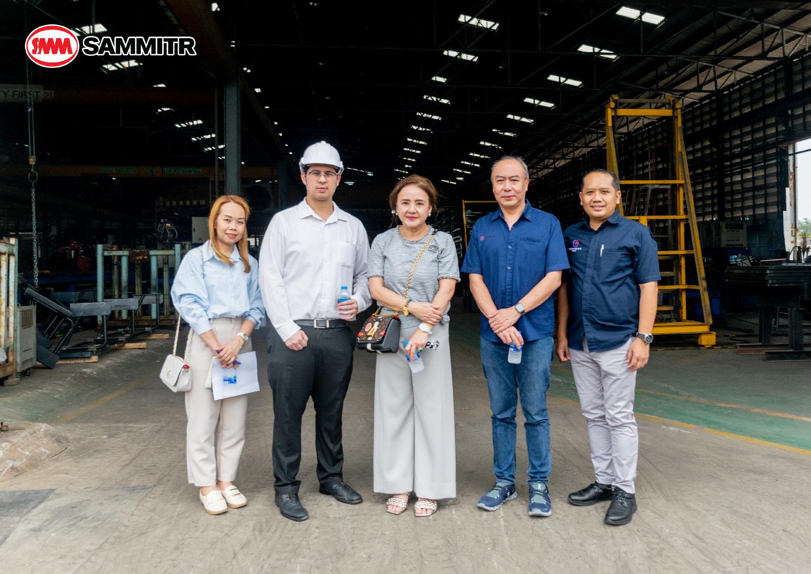 ผู้บริหาร บริษัท PT. Indospring เข้าเยี่ยมชมบริษัท สามมิตรมอเตอร์สแมนูแฟคเจอริง จำกัด (มหาชน)